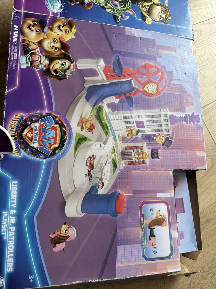 Wyrzutnia psi patrol Spin Master Liberty + Junior Patrollers Playset