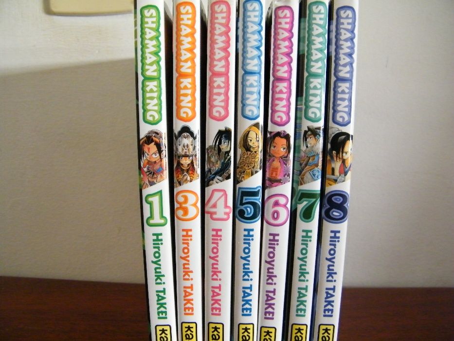 Manga Shaman King, 7 Volumes (em FRANCÊS)