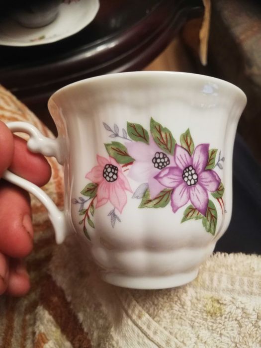 Wałbrzych porcelana zestaw kawowy na 12 osób