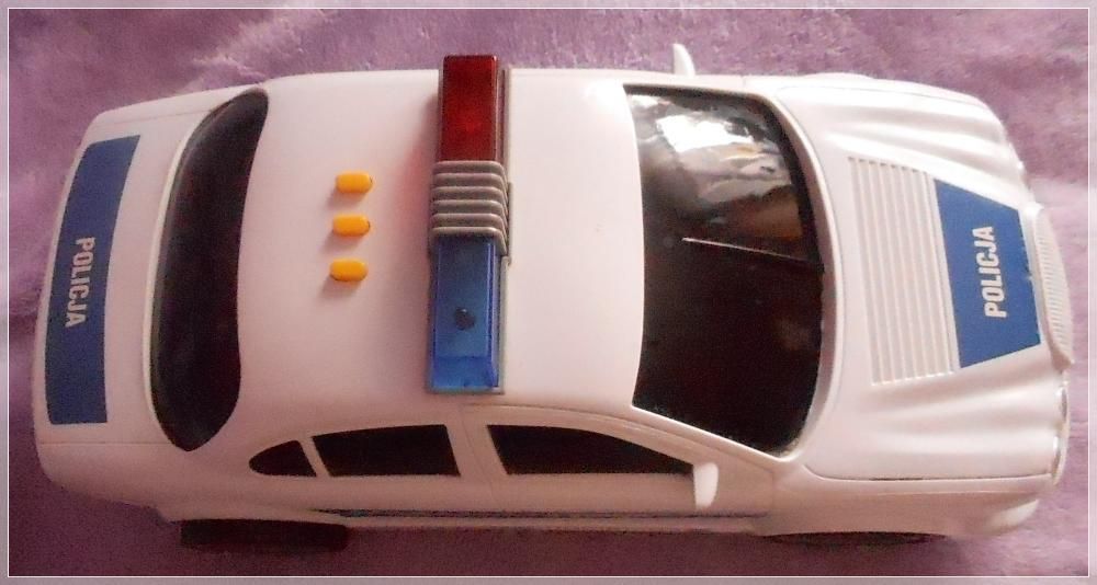 Duża policja 41 cm światło dzwięk