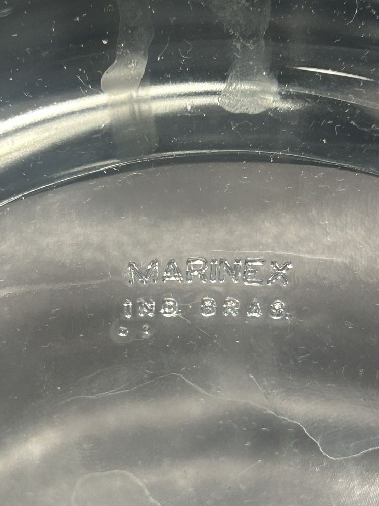 Szklana Patera MARINEX Metalowa Oprawa z Pokrywką Idealna na Przyjęcia