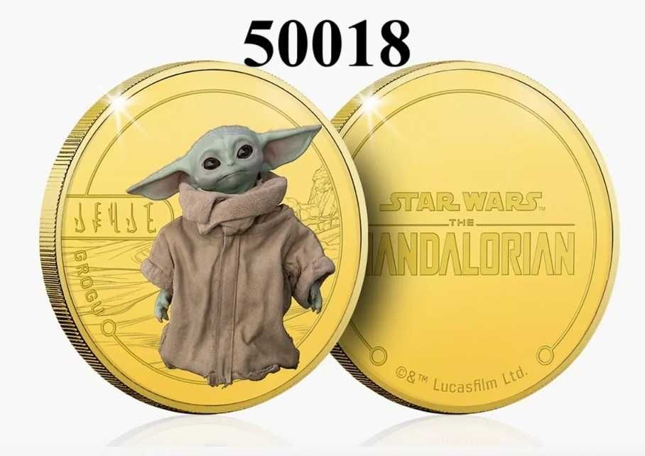 Монети Грогу, Джон Кеннеді, Coca-Cola, Творці , Бетмен та Джокер