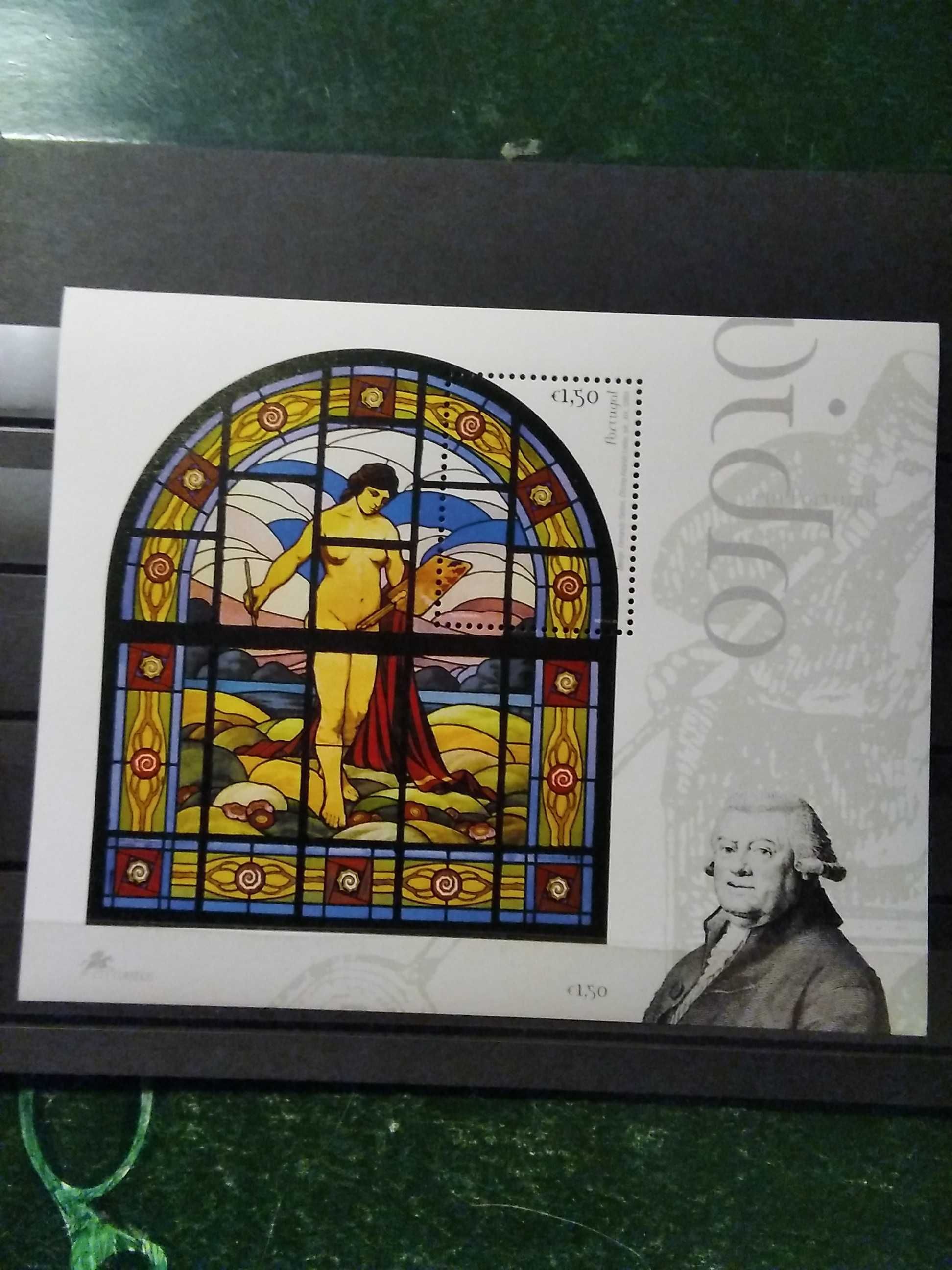 2003 Bloco Vidro Em Portugal MNH **