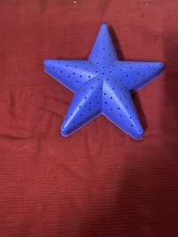 Candeeiro de parede em forma de estrela para quarto de criança