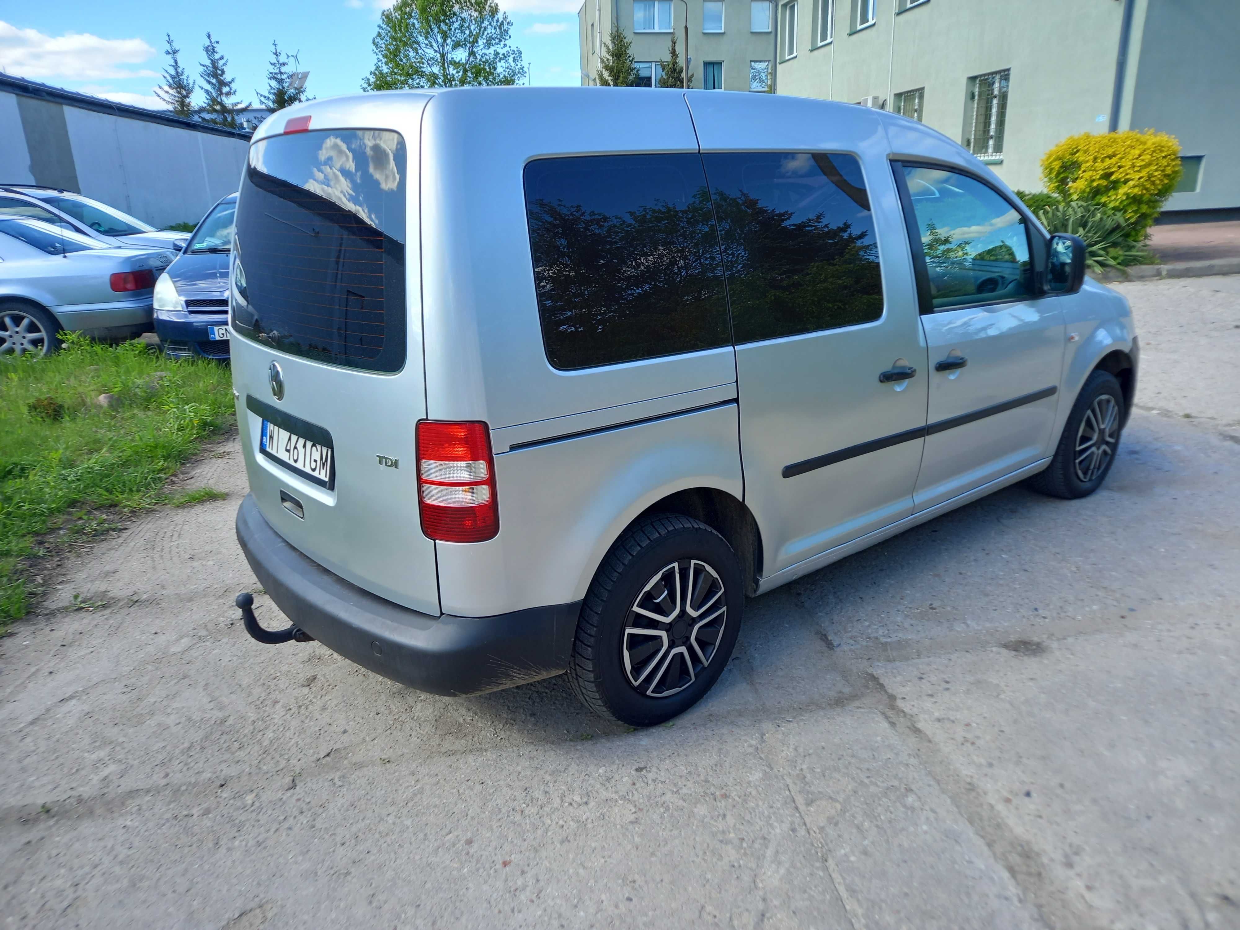 Volkswagen Caddy 10r. 1.6 TDI, Klima, 5 Osób