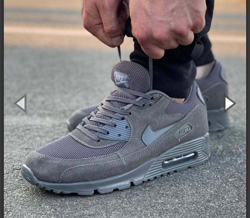 Nike air max 90 szare meskie buty sportowe nike obuwie na lato lekkie