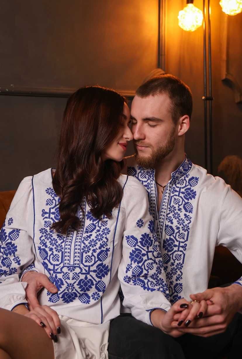 Чоловіча вишита сорочка вишиванка льон, мужская рубашка вышиванка