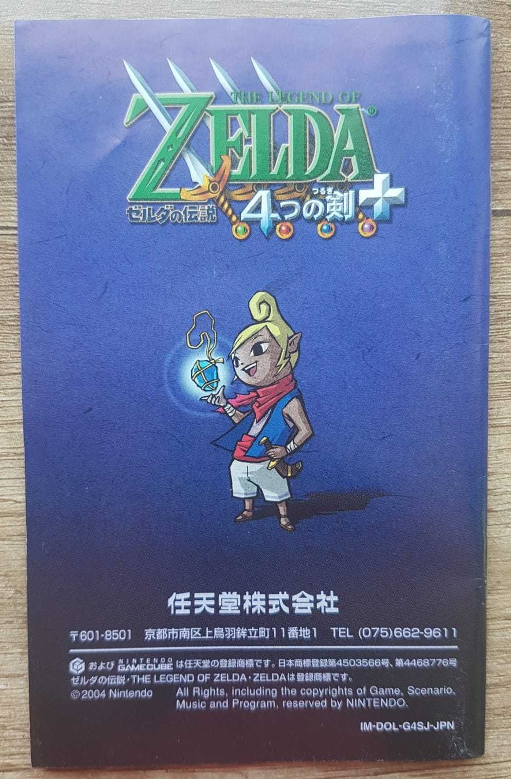 Zelda Four Sword Gamecube prezent Nintendo Game Cube