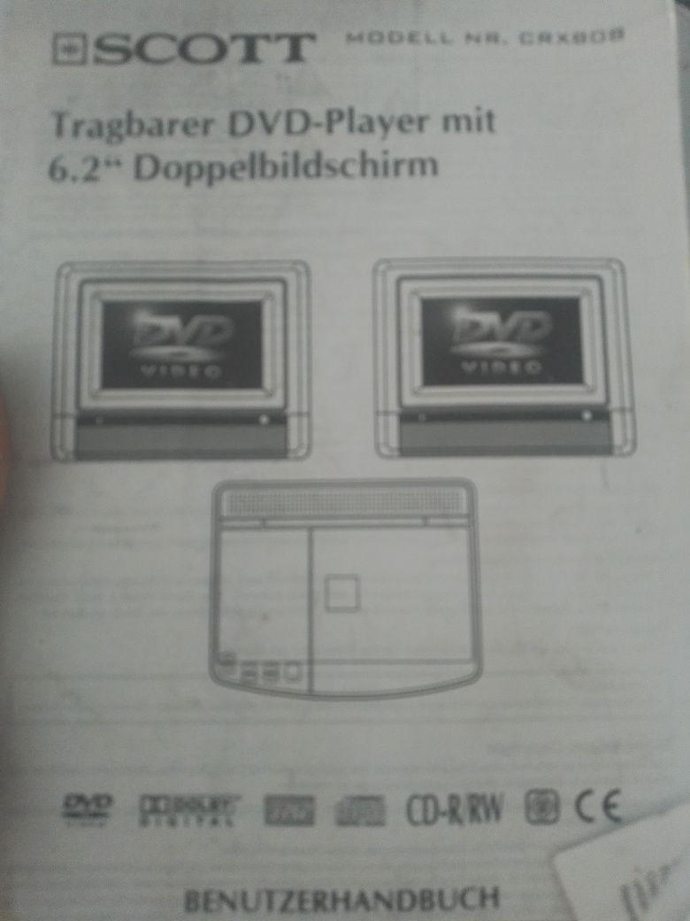 DVD +2 monitores de automóvel com cabo de isqueiro