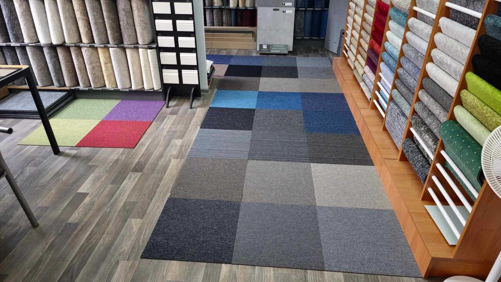 Płytki dywanowe strukturalne Burmatex TILTNTURN- zinc facet promo -40%