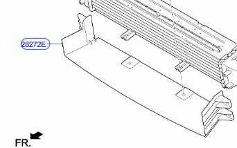 KIA CEED CD HYUNDAI prowadnica wlot intercooler dolot / / aso OEM