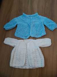 2 piękne sweterki niemowlęce