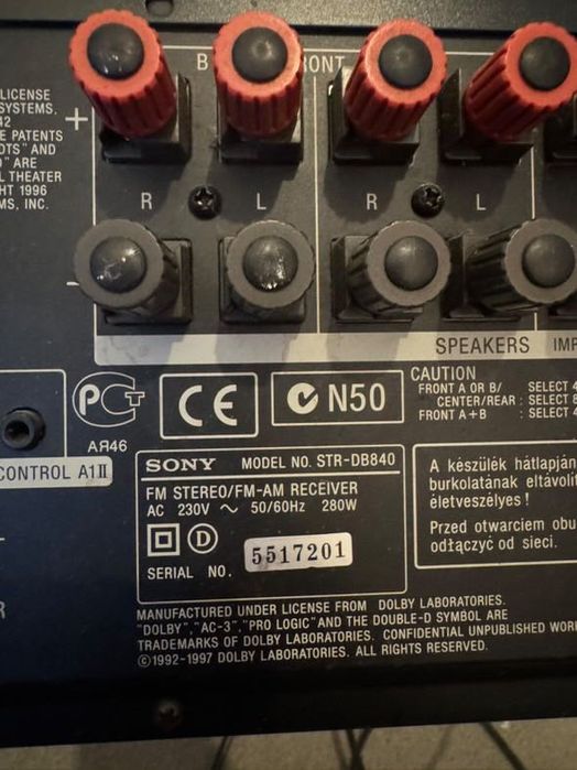 Amplituner Sony STR-DB840