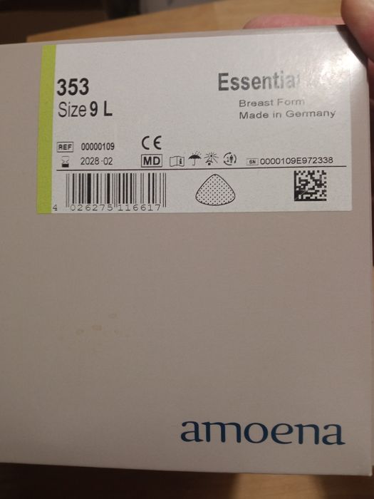 Proteza piersi Amoena nr 9, lewa