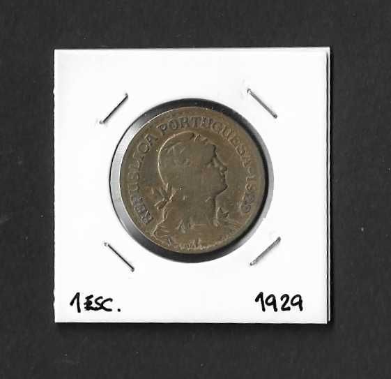 Moda de 1 Escudo. Portugal 1929