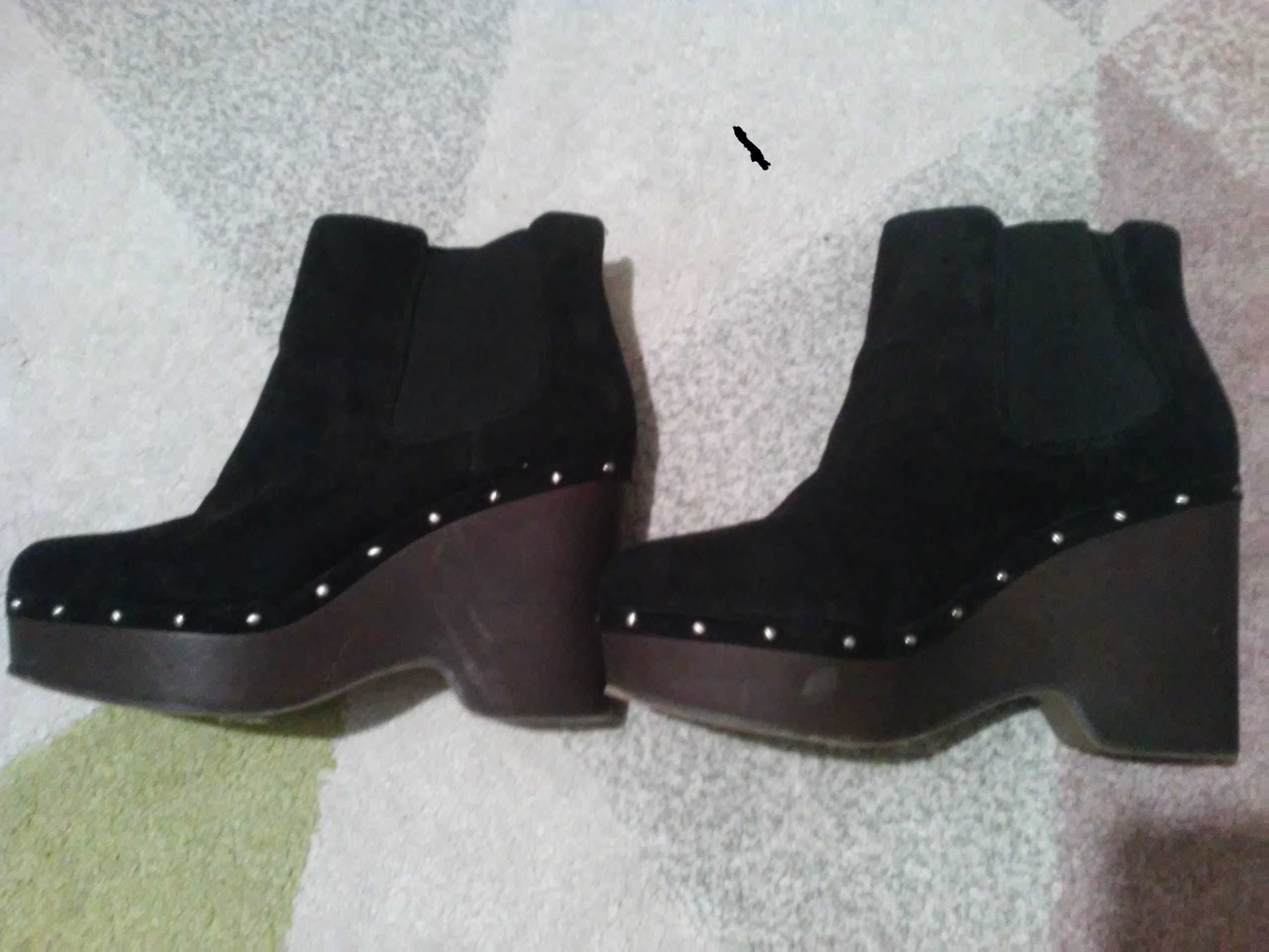 buty  botki na koturnie 5/38