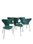 Krzesła projektu Arne Jacobsena dla Fritz Hansen, 1970, zestaw 6 sztuk
