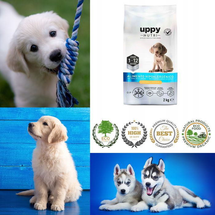 Uppy Nutri Premium Bezzbożowa Karma Dla Szczeniąt Kurczak 2 kg