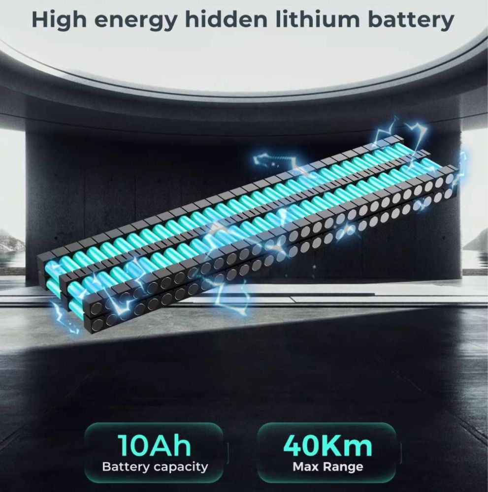 Hulajnoga elektryczna skuter iscooter i9max 500W 35km/h i9 max 40km