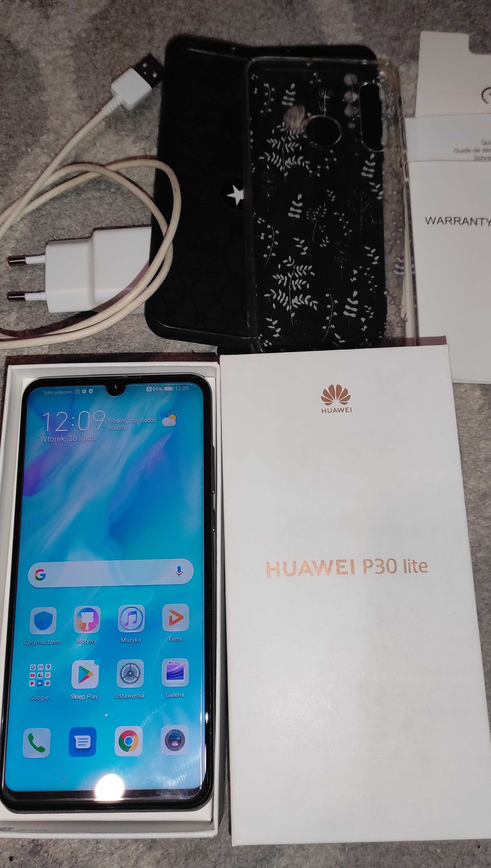 Telefon HUAWEI P30 LITE 4/ 128 GB - kolor Biały