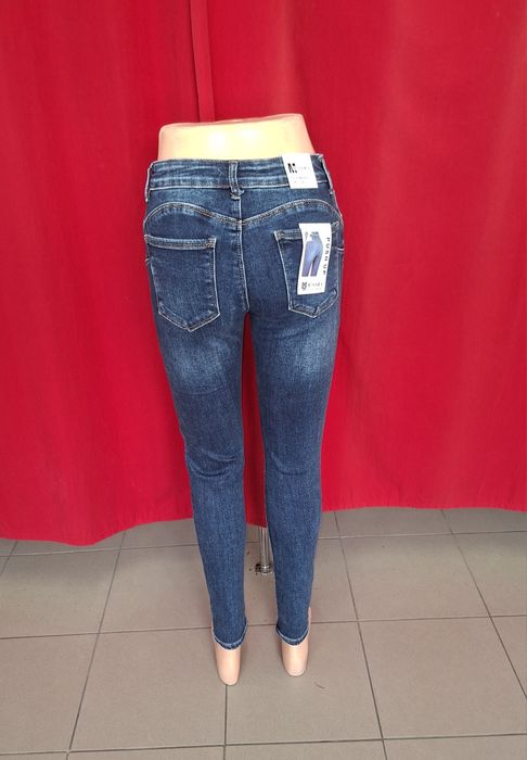Spodnie damskie skinny, Plus size, firma M.Sara, rozmiar 30/40