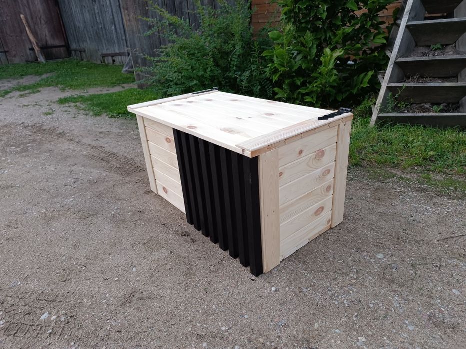 Skrzynia drewniana lamele