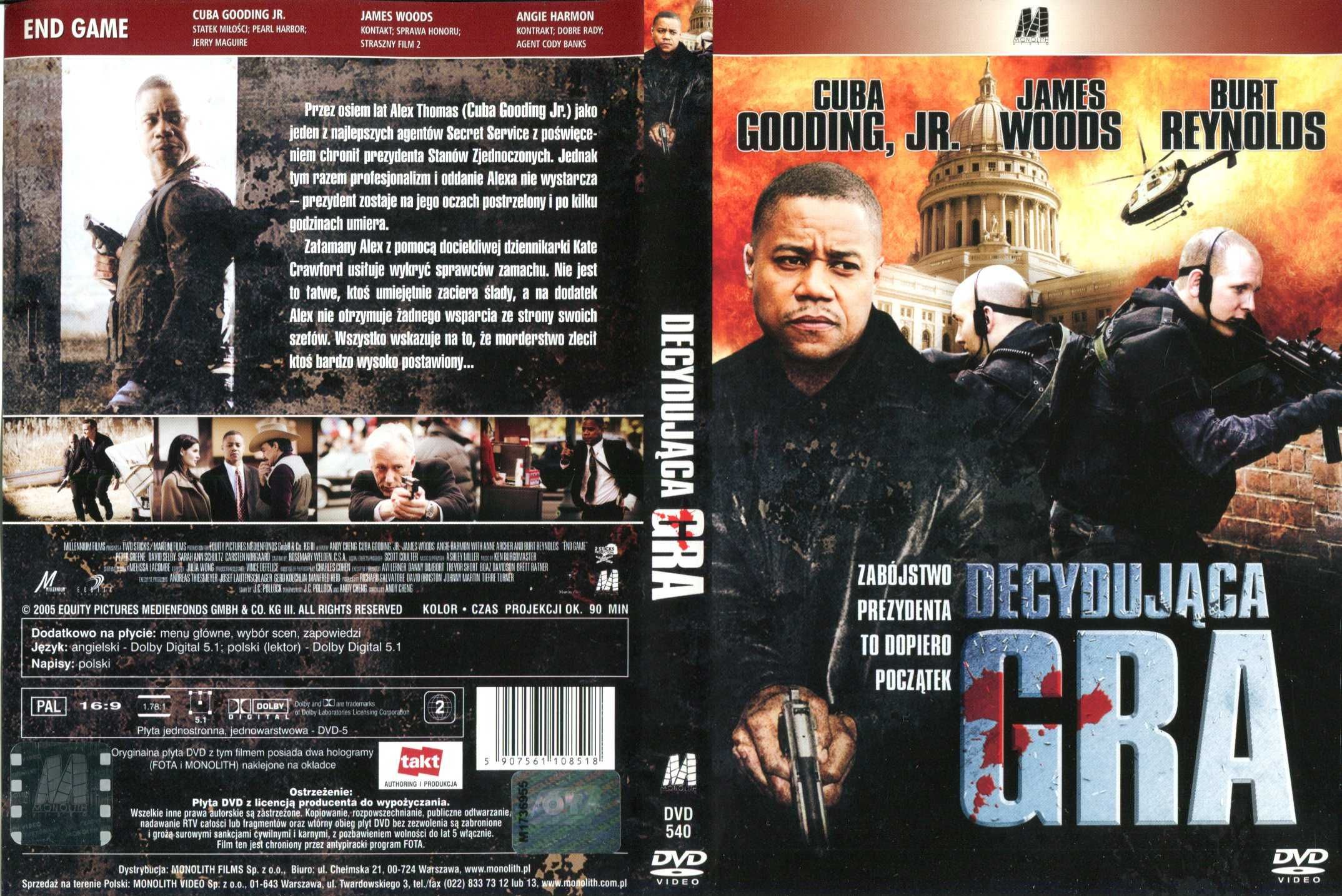 Decydująca gra dvd