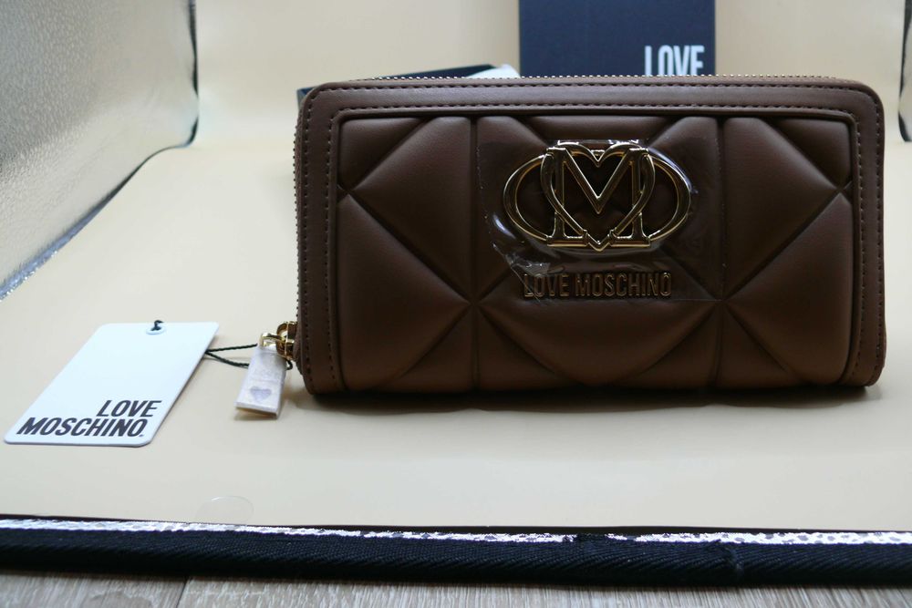 Love Moschino Carteira Logo Plaque