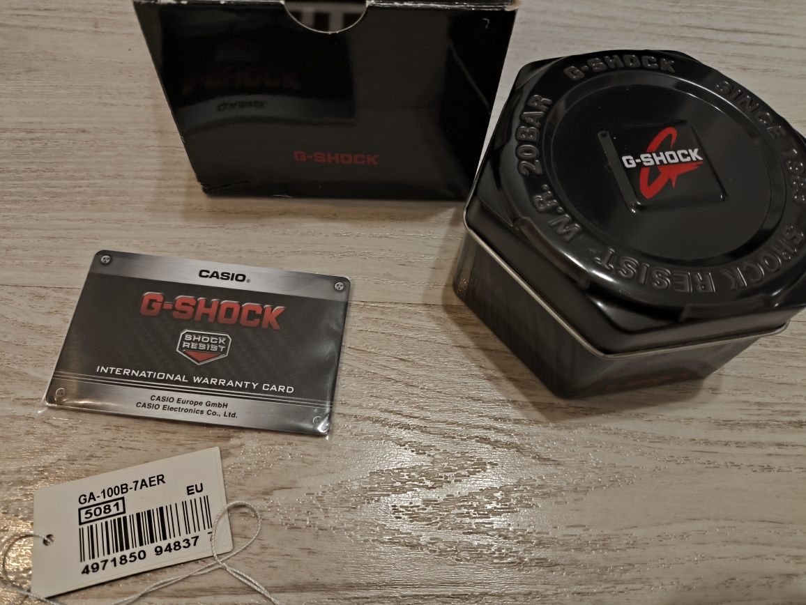 Casio Gshock GA 100 B 7AER