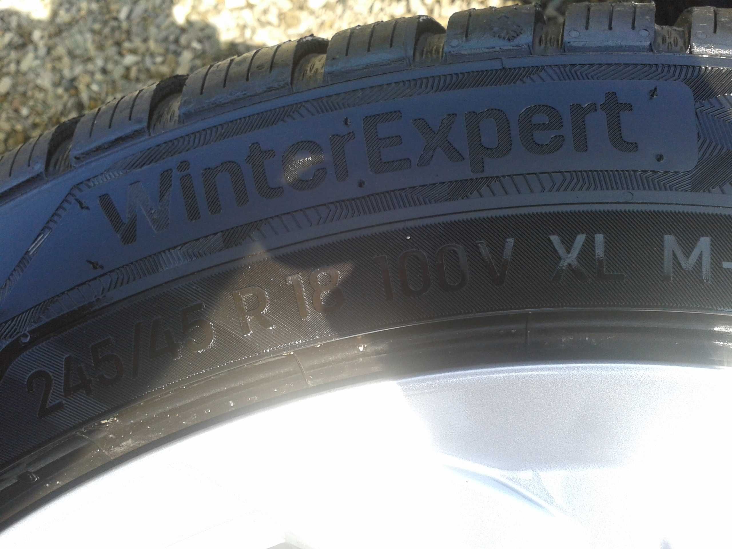 opony r18 uniroyal 245 45 winter expert jak nowe 21rok mielec 4szt kpl