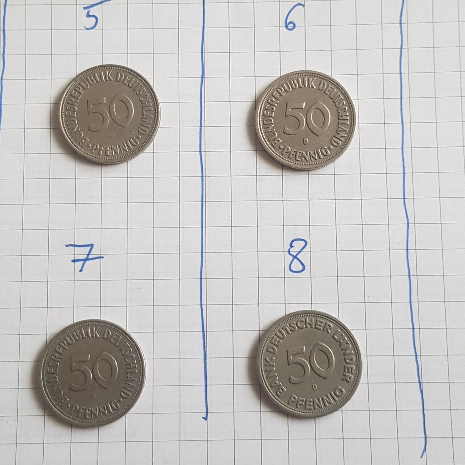 50 Pfennig Niemcy ogłoszenie nr. 7