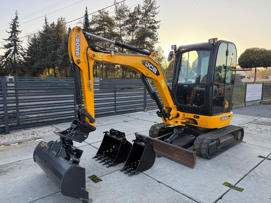 JCB 8025  2018 rok 1967 mth Łyżka Hydrauliczna minikoparka koparka Kubota bobcat