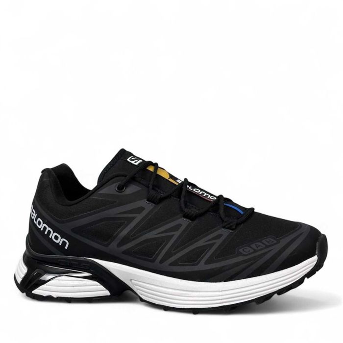 Знижка утеплені Чоловічі кросівки Salomon XT-6 black gortex чорні