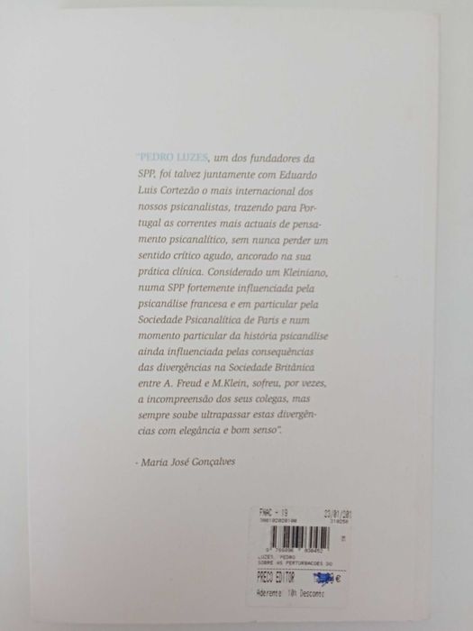 Pedro Luzes - Ensaio sobre as perturbações do Pensamento