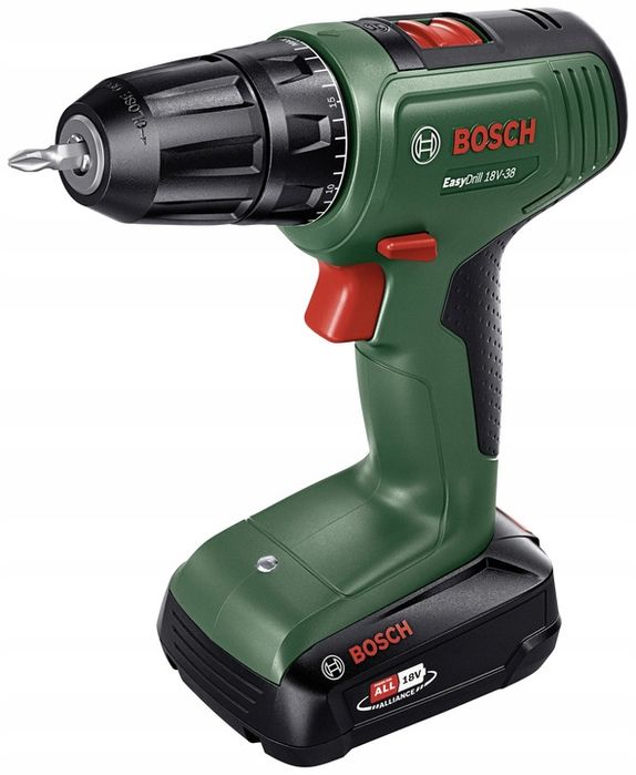 Wiertarko Wkrętarka Bosch Easydrill 18v 38 Nm + Walizka + Akumulator 2