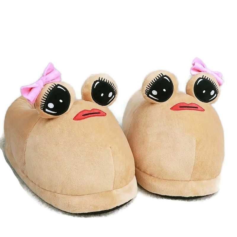 nr. 39  pluszowe papcie kapcie damskie