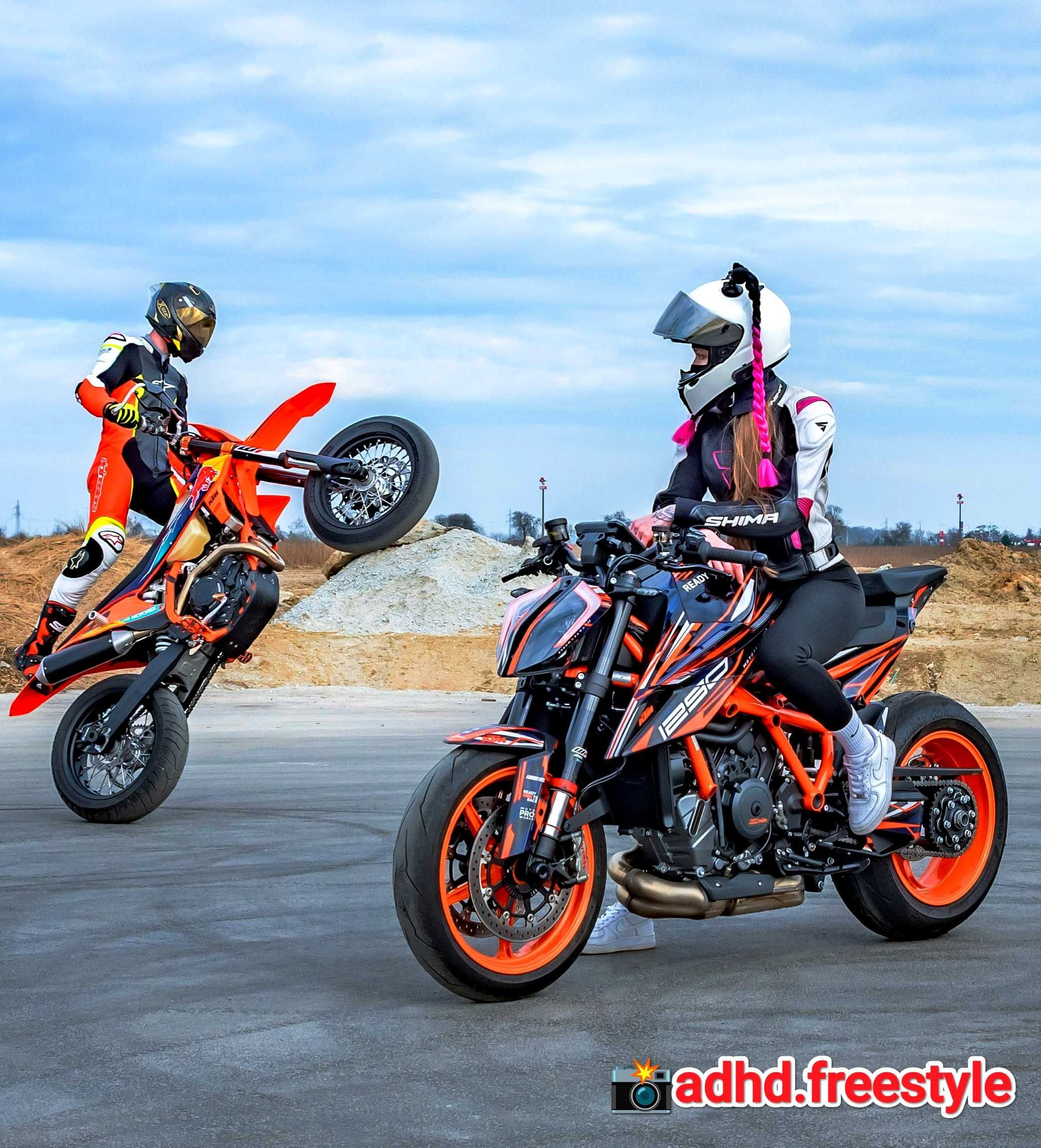 KTM exc 500 six days supermoto 450 enduro stunt tor zamiana 350