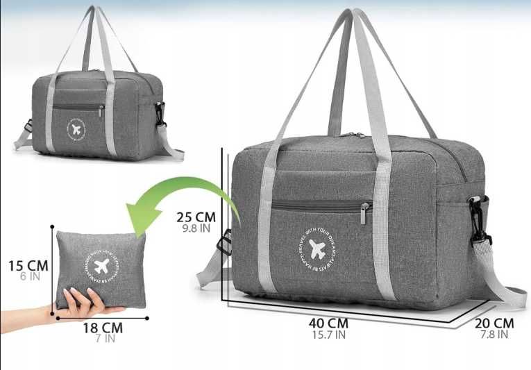 TORBA 40x20x25 DO Samolotu RYANAIR Bagaż podręczny