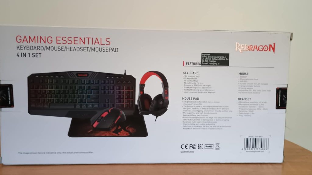 Zestaw gamingowy 4 in 1