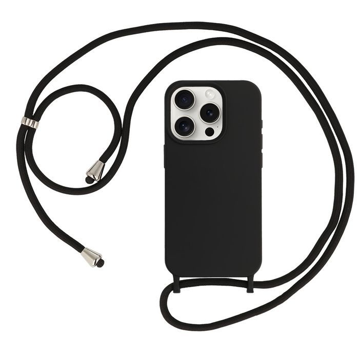 Strap Silicone Case Do Iphone 11 Wzór 1 Czarny