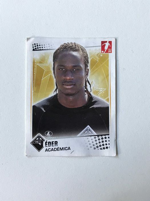 Cromo Éder Académica Coimbra Cadreneta Futebol 2010
