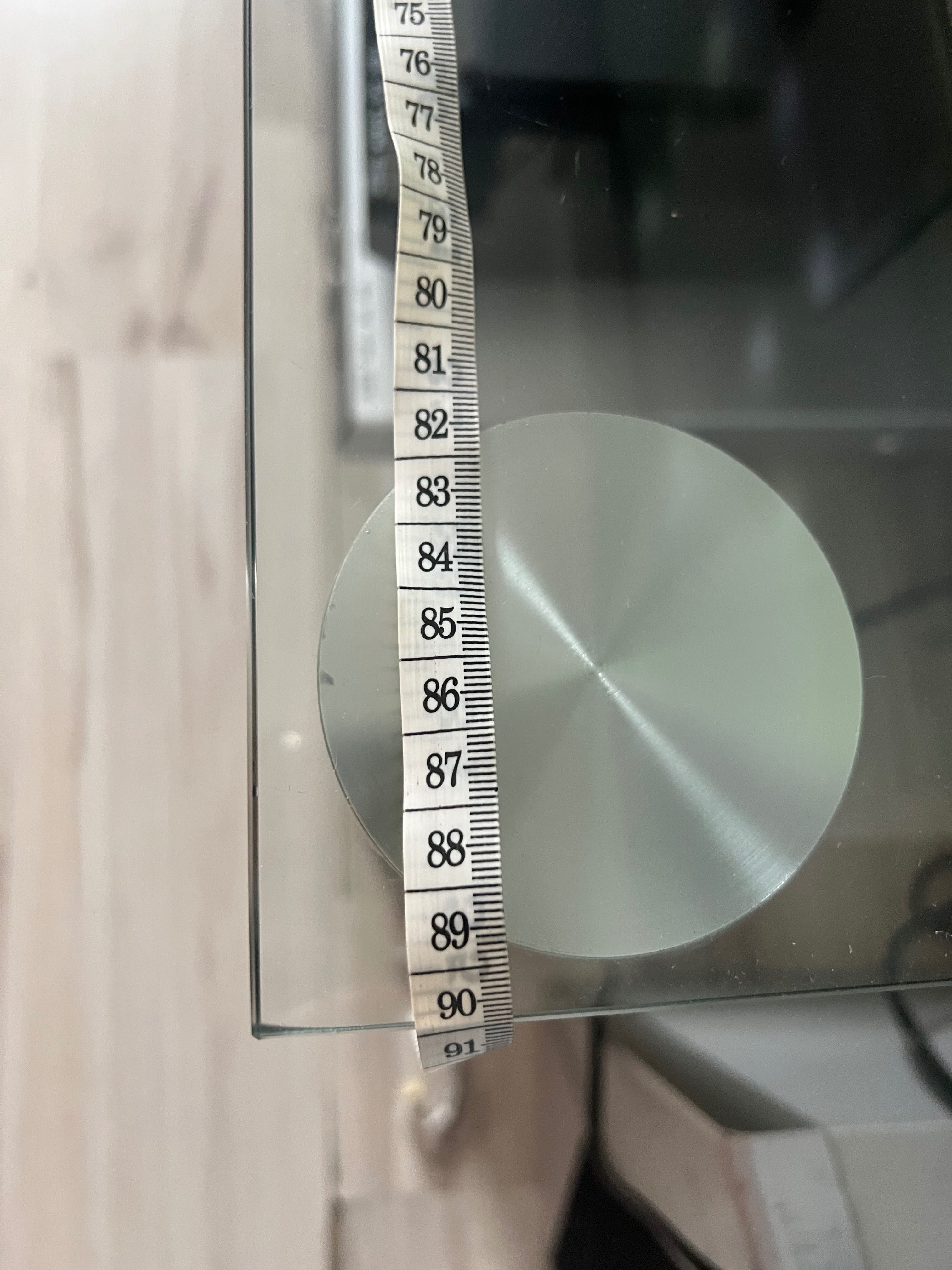 Stolik pod telewizorów szklany