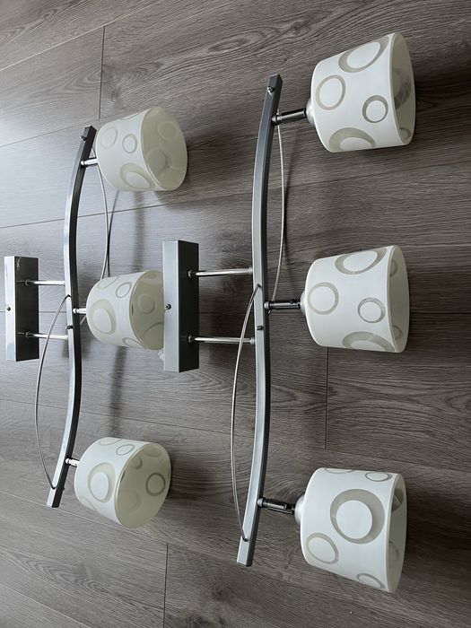 Lampy, zyrandole sufitowe 2 sztuki