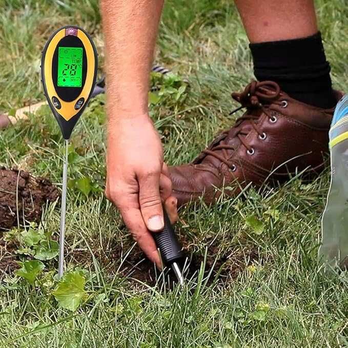 Kwasomierz miernik tester gleby ziemi ph wilgotność temperatura
