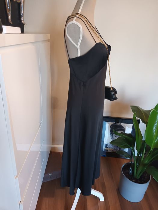 Sukienka satynowa Calvin Klein