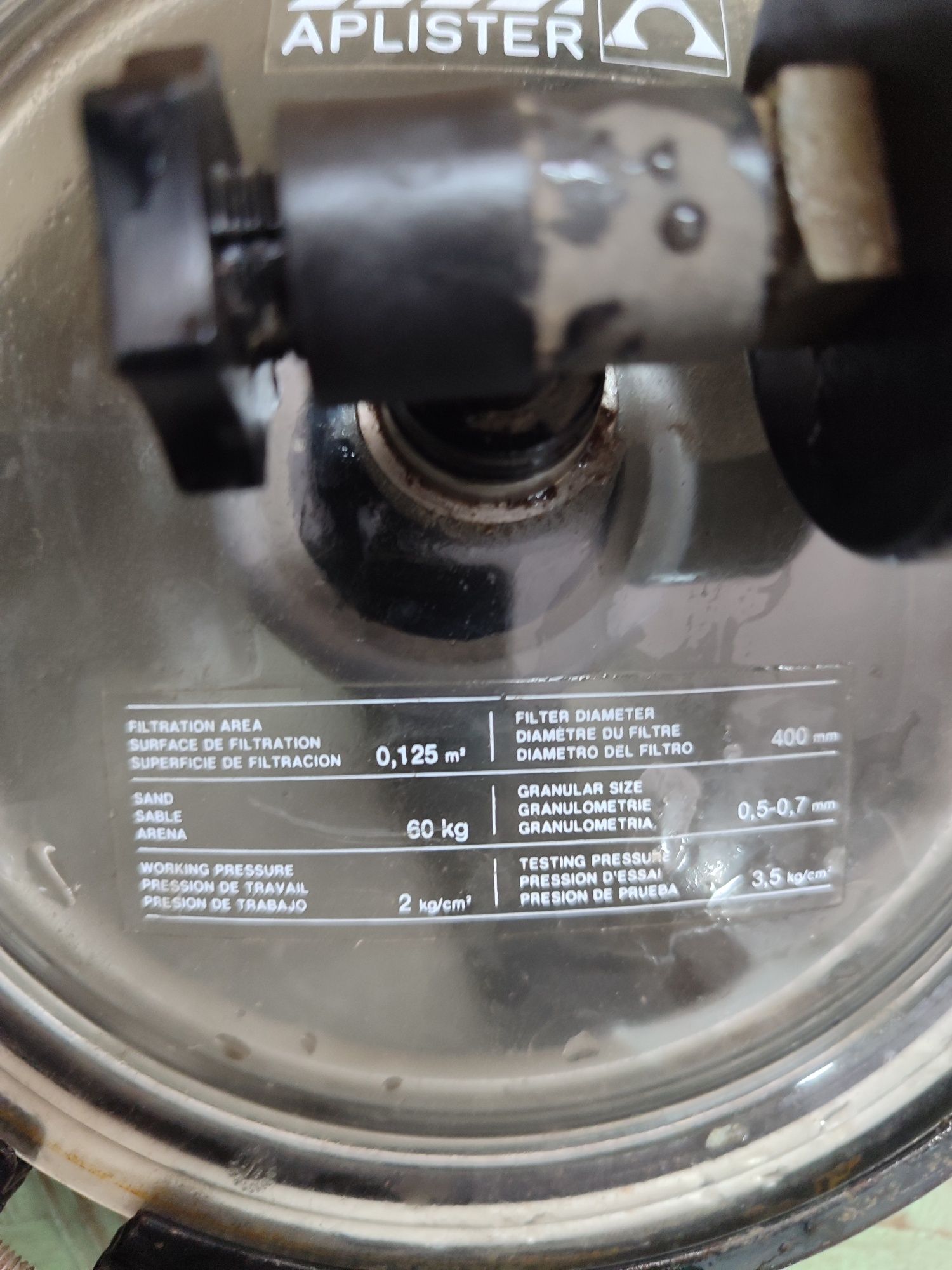 Filtro de enrolamento Aplister piscina
