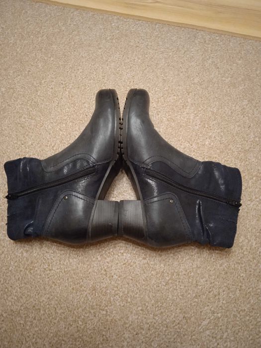 Botki, Medicus, skóra, szersze, 40 H