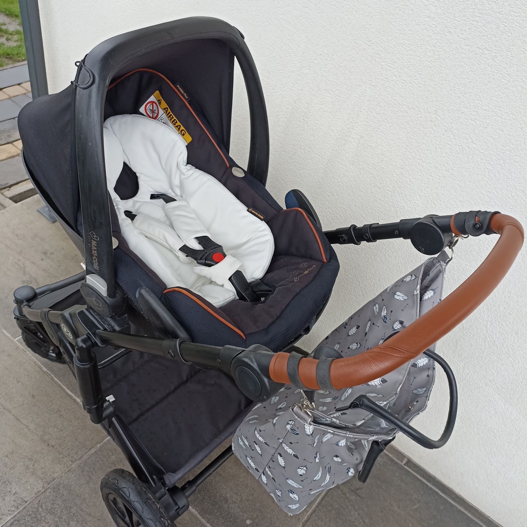 Wózek 3/1 KinderKraft prime z fotelikiem maxi Cosi