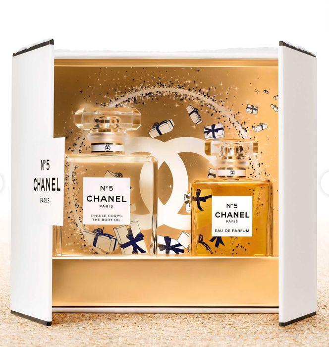 Zestaw prezentowy chanel no 5 perfumy i olejek
