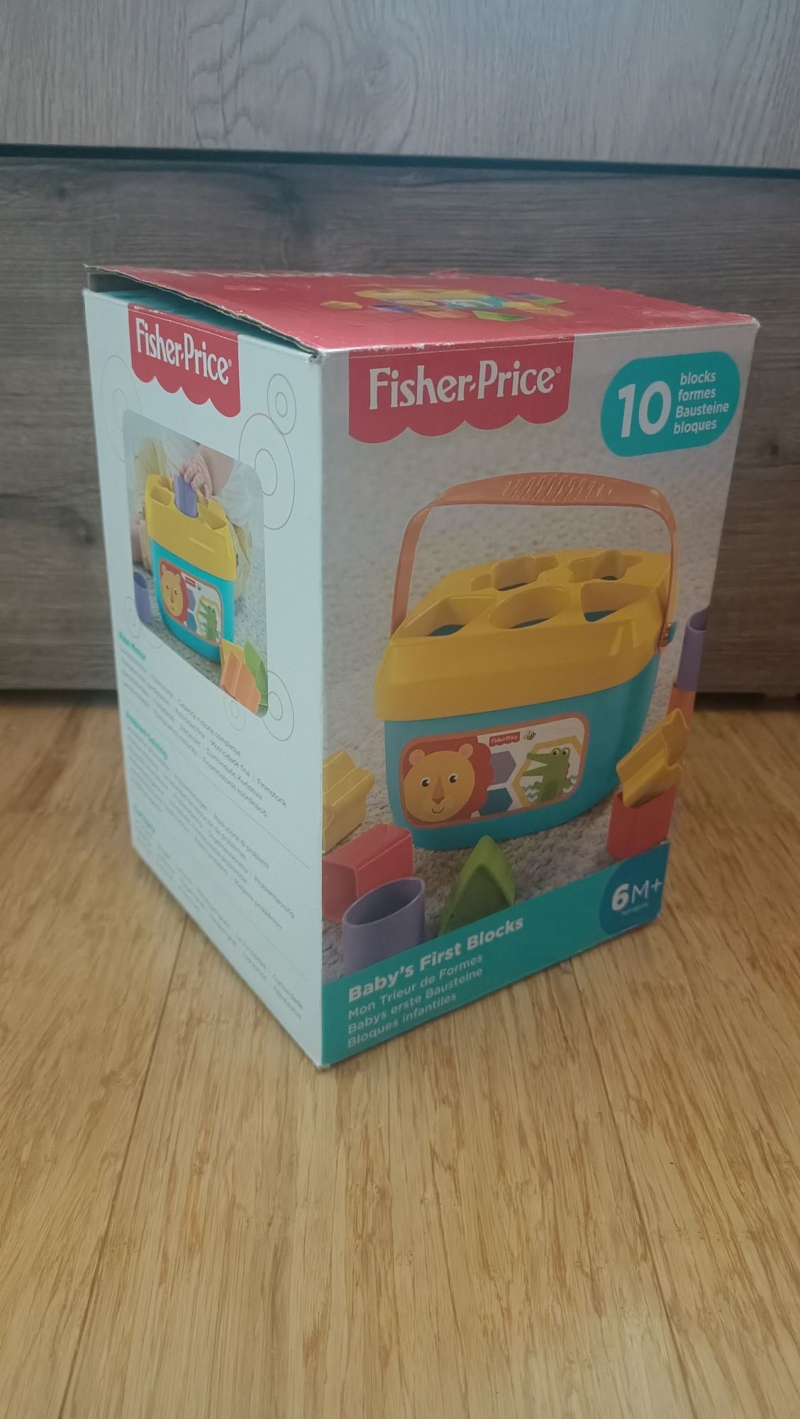 Zabawka sensoryczna wiaderko z klockami  FisherPrice